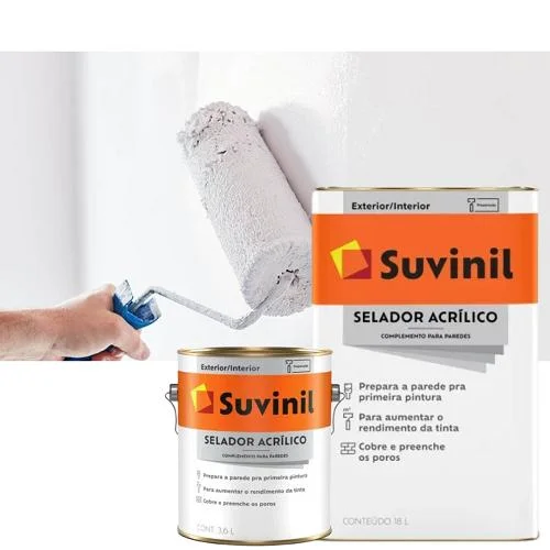 Seladores e fundos preparadores para pintura
